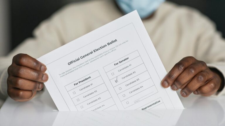 Africa elections ballot